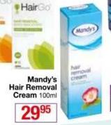 Mandy's Hair Removal Cream-100ml