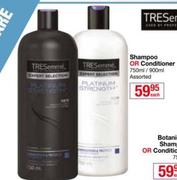 Tresemme Shampoo Or Conditioner Assorted-750ml/900ml Each