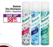 Batiste Dry Shampoo Assorted-200ml Each