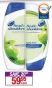 Head & Sholuders Shampoo Or Conditioner Assorted-400ml/360ml 