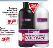 Supreme Value Pack Shampoo Plus Conditioner-2 x 930ml