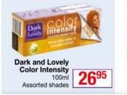 Dark & Lovely Colour Intensity Assorted Shades-100ml