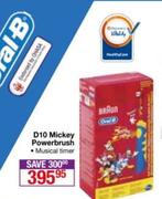 Oral-B D10 Mickey Power Brush Musical Timer