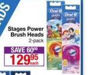 Oral-B Stages Power Brush Heads 2 Pack-Each