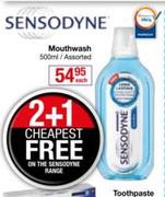 Sensodyne Mouthwash Assorted-500ml Each