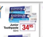 Elgydium Junior Toothpaste-50ml
