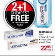 Sensodyne Toothpaste-75ml Each