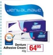 Dental mate Denture Adhesive Cream-40g