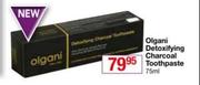 Olgani Detoxifying Charcoal Toothpaste-75ml