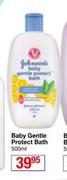 Johnsons Baby Gentle Protect Bath-500ml