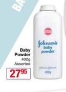 Johnsons Baby Powder Assorted-400g