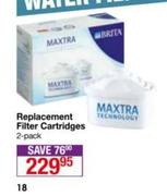 Brita Replacement Filter Cartridges 2 Pack