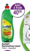 Sunlight Dishwashing Liquid Assorted-2 x 750ml 