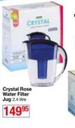 Crystal Rose Water Filter Jug-2.4Ltr