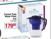 Crystal Tulip Water Filter Jug-3.3Ltr