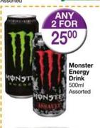 Monster Energy Drink Assorted-2 x 500ml