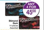 Stimorol Gum 14 Pieces Assorted-For 4