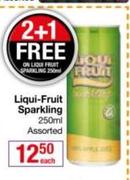 Liqui Fruit Sparkling-250ml Each With Free 2 + 1