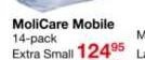 Tena Moli Care Mobile 14 Pack Extra Small