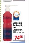 Bioscrub Antiseptic Skin Cleanser Pump-500ml