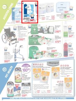 Dis-Chem : Savings (22 Sep - 15 Oct 2017), page 22