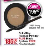 Revlon Colorstay Pressed Powder Plus Black Eyeliner Free-Per Pack