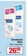 Sanex Deodorant Stick-65g Each