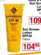 Xeroderm Sun Screen Lotion SPF40-100ml