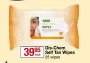 Dis Chem Self Tan Wipes-25 Wipes