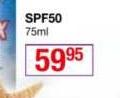 Everysun SportX Sunscreen Invisi Spray SPF50-75ml