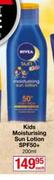 Nivea Kids Moisturising Sun Lotion SPF50+-200ml