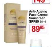 Everysun Anti Ageing Face Creme Sunscreen SPF50-50ml