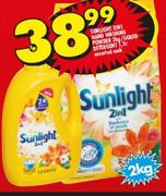 Sunlight 2 In 1 Hand Washing Powder 2Kg Or Liquid Detergent 1.5Ltr-Each