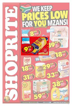 Shoprite Western Cape : Prices Low (25 Sep - 08 Oct 2017), page 1