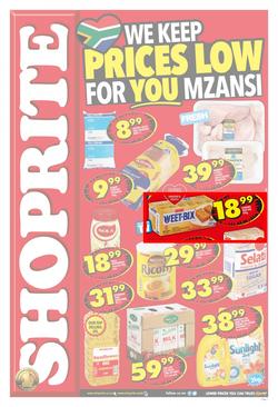 Shoprite Western Cape : Prices Low (25 Sep - 08 Oct 2017), page 1
