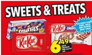 Nestle Chocolate Bars (Excludes Giant bars, Rolo And Pepper Mint Crisp)-Each