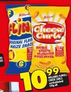 Willards Flings/Cheese Curls-150g Each