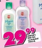 Johnson's Baby Oil-200ml Each