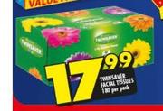 Twinsaver Facial Tissues-180 Per Pack  