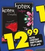 Kotex Everyday Pantyliners-20 Per Pack   