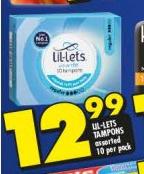 Lil-Lets Tampons Assorted-10 Per Pack  
