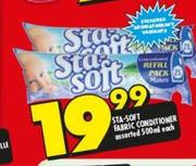Sta Soft Fabric Conditioner Assorted-500ml Each