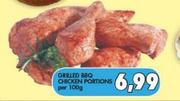 Grilled BBQ Chicken Portions-Per 100g