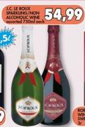 J C Le Roux Sparkling/Non Alcoholic Wine Assorted-750ml Each