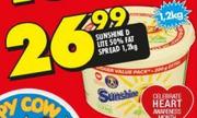 Sunshine D Lite 50% Fat Spread-1.2Kg