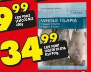 Cape Point Frozen Tilapia Fish-900g