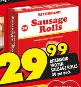 Ritebrand Frozen Sausage Rolls-30Per Pack
