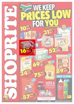 Shoprite KZN : Prices Low (25 Sep - 08 Oct 2017), page 1