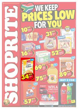 Shoprite KZN : Prices Low (25 Sep - 08 Oct 2017), page 1