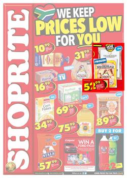 Shoprite KZN : Prices Low (25 Sep - 08 Oct 2017), page 1
